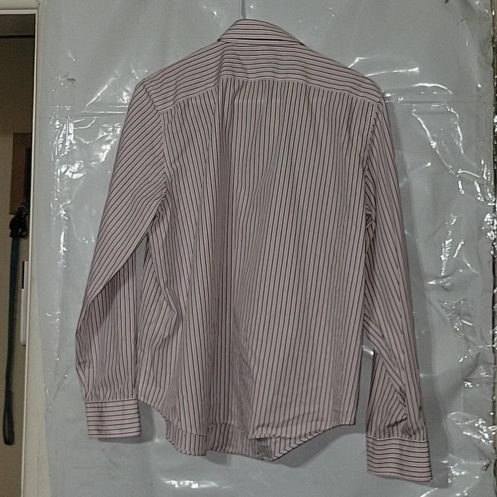 LAUREN RALPH LAUREN Classic Fit Long Sleeve Button Down‎ Striped Non-Iron XL